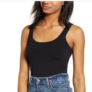 BP Scoop Neck Tank Black Medium